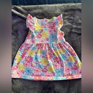 6-9 month bundle of two - dress and corduroy pants